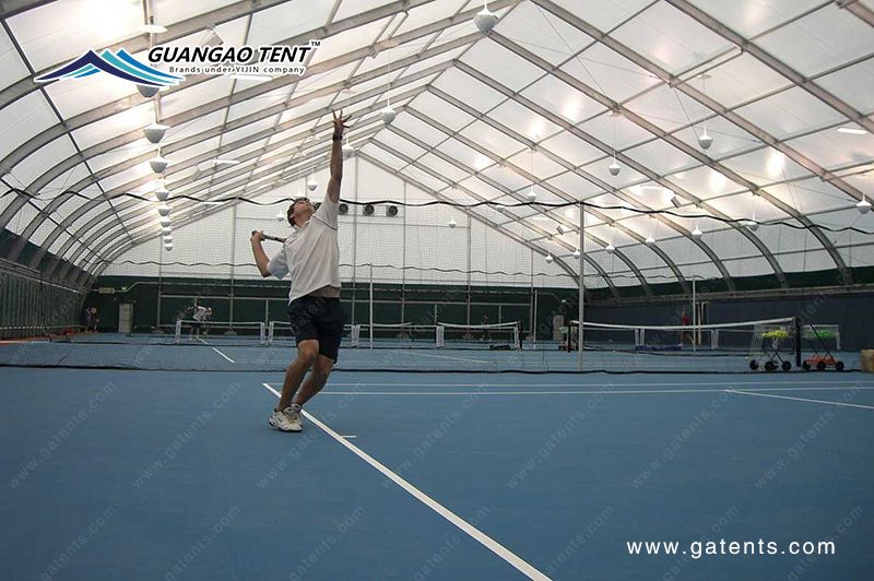 Tennis stadium tent